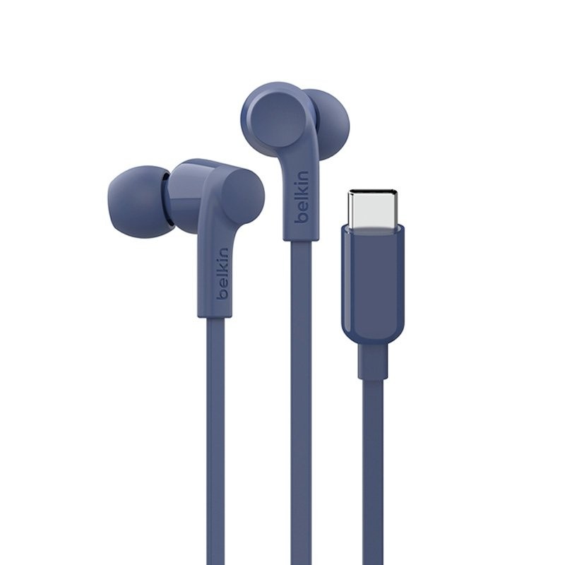 Ecouteurs filaires Belkin SoundForm - bleus photo 1