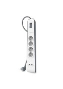 Multiprise Belkin 4 prises avec 2 USB, protection contre les surtensions photo 1