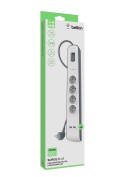 Multiprise Belkin 4 prises avec 2 USB, protection contre les surtensions photo 4