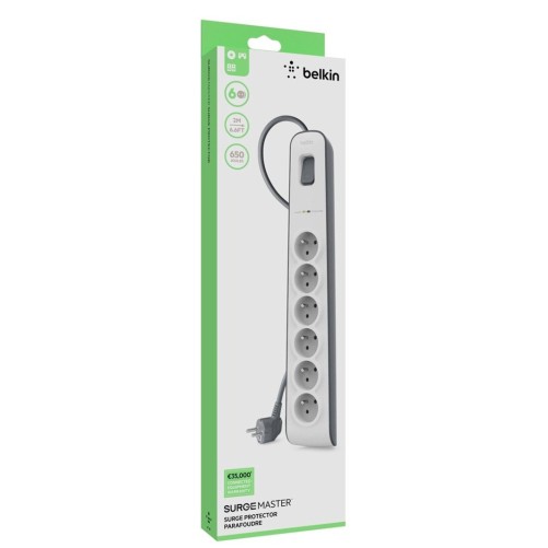 Multiprise Belkin 6 prises, protection contre les surtensions photo 4