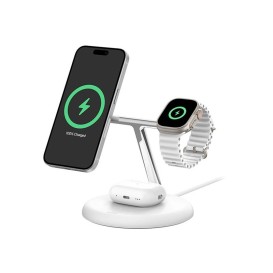 Station de charge Belkin MagSafe 3 en 1 - Blanc photo 1