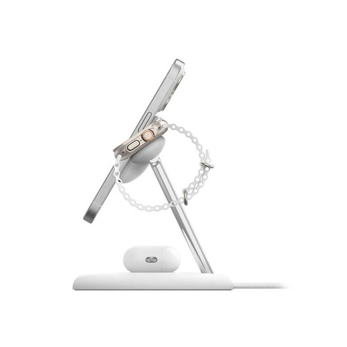 Station de charge Belkin MagSafe 3 en 1 - Blanc photo 4
