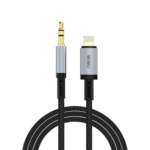 Câble audio WiWU Lightning vers Jack 3.5 mm appareils Apple photo 1
