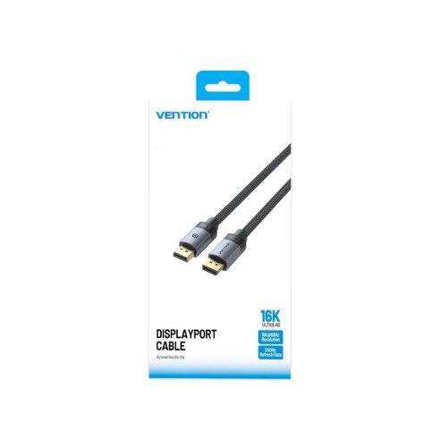 Câble Vention DisplayPort 2.1 16K - Gris photo 2