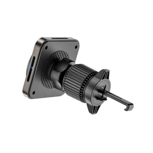 Chargeur voiture WiWU magnétique rotatif - compatible MagSafe et Qi photo 3