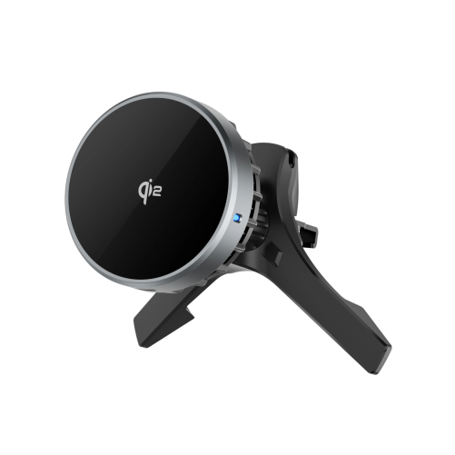 Chargeur voiture magnétique Qi 2.0 WiWU smartphones photo 2