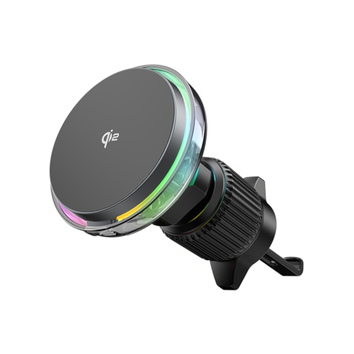 Chargeur voiture magnétique Qi2.0 WiWU smartphones MagSafe photo 1