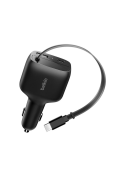 Chargeur voiture Belkin USB-C 75W - multi-appareils USB-C et USB-A - Noir photo 1