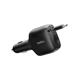 Chargeur voiture Belkin USB-C 75W - multi-appareils USB-C et USB-A - Noir photo 3