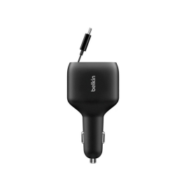 Chargeur voiture Belkin USB-C 75W - multi-appareils USB-C et USB-A - Noir photo 4