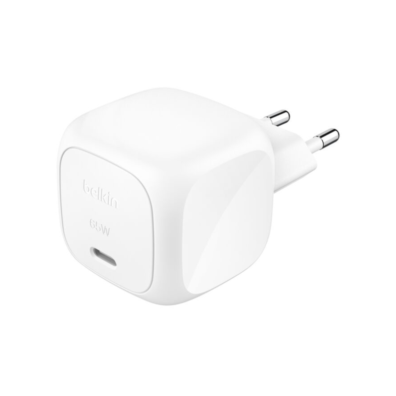 Chargeur secteur Belkin USB-C 65W appareils USB-C - Blanc photo 1