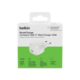 Chargeur Secteur Belkin 45W USB-C - Blanc photo 3