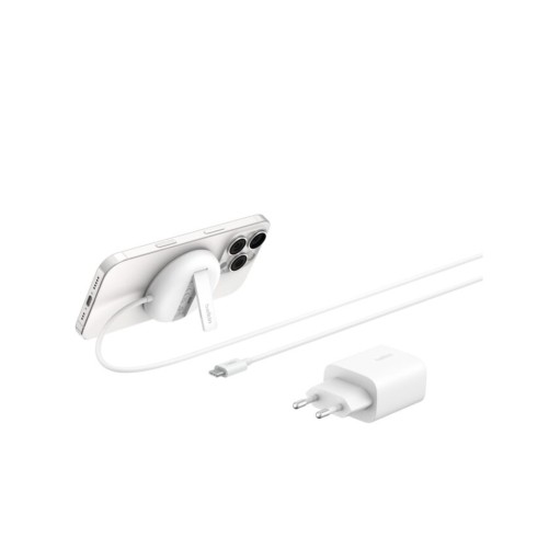 Chargeur magnétique Belkin Qi2 BoostCharge Pro 15W - Blanc photo 2