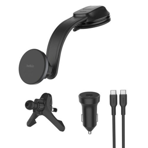 Chargeur voiture magnétique Qi2 Belkin iPhone photo 4