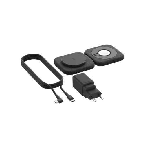 Chargeur magnétique de voyage 2-en-1 Qi2 Belkin iPhone photo 4