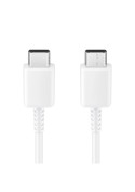 Câble USB-C vers USB-C 100W 1m Samsung - Blanc photo 1