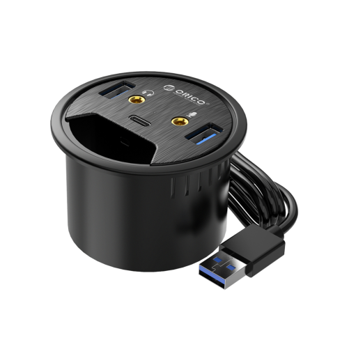 Hub passe-câble de bureau USB 3.0 ORICO DESK-2U1C photo 1