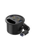 Hub passe-câble de bureau USB 3.0 ORICO DESK-2U1C photo 1