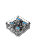ORICO Hub USB 3.0 4 Ports Ordinateur - Transparent photo 1