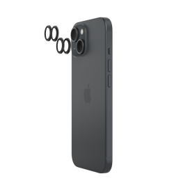 Lot de 2 verres trempés caméra arrière Belkin iPhone 15 et 15 Plus photo 1