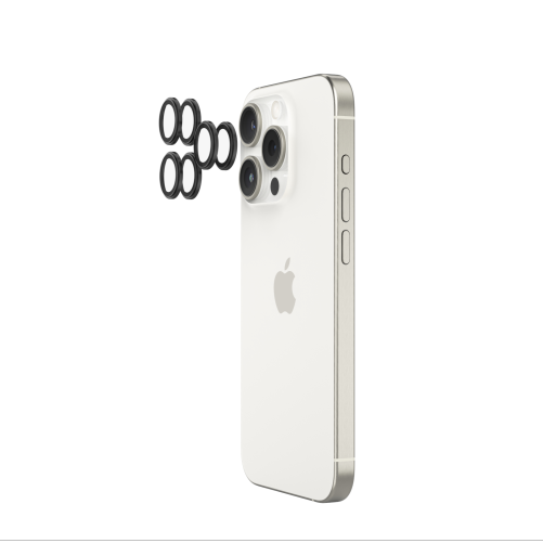 Lot de 2 verres trempés caméra arrière Belkin iPhone 15 Pro et 15 Pro Max photo 2