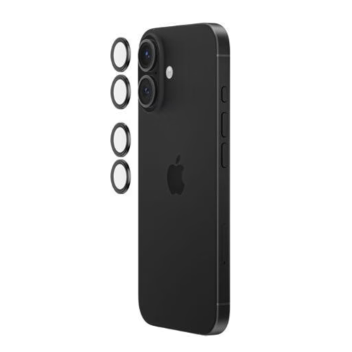 Lot de 2 verres trempés caméra arrière Belkin iPhone 16 et 16 Plus photo 2