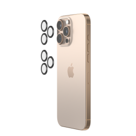 Lot de 2 verres trempés caméra arrière Belkin iPhone 16 Pro et 16 Pro Max photo 1