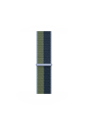 Bracelet Sport Loop Apple Watch 41mm - Bleu abysse et vert sauvage photo 2