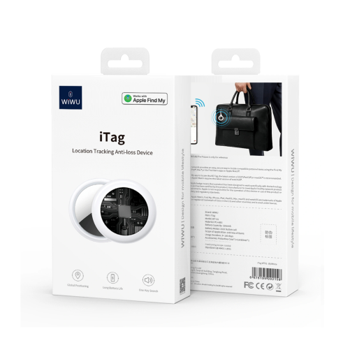 WiWU iTag Traceur Apple Find My - Noir photo 2