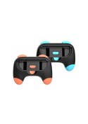 Lot de 2 controleurs grip JoyCon Nintendo Switch 2 - Bleu orange photo 1