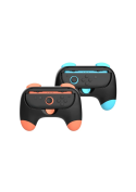 Lot de 2 controleurs grip JoyCon Nintendo Switch 2 - Bleu orange photo 2