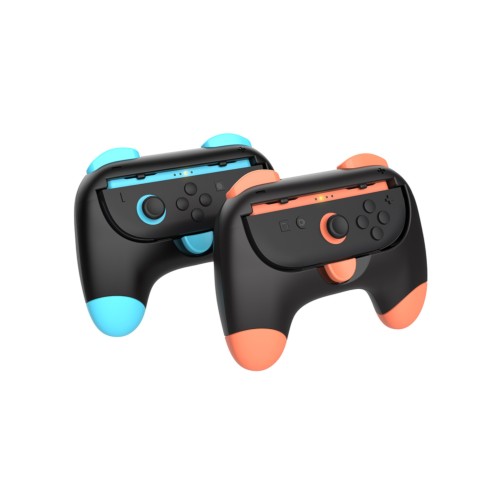 Lot de 2 controleurs grip JoyCon Nintendo Switch 2 - Bleu orange photo 4