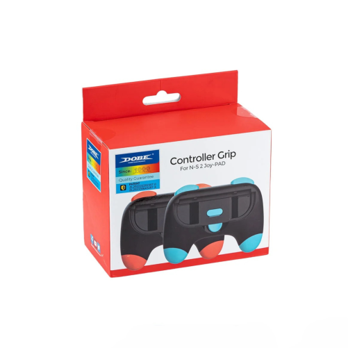 Lot de 2 controleurs grip JoyCon Nintendo Switch 2 - Bleu orange photo 6