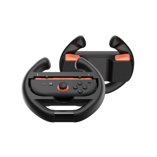 Lot de 2 volants sport Nintendo Joycon Switch 2 - Noir photo 1