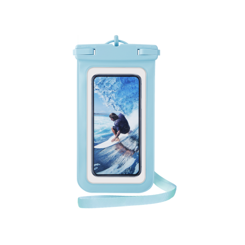 Pochette étanche IPX8 smartphone universel jusqu\'à 6.5 pouces - bleu photo 1