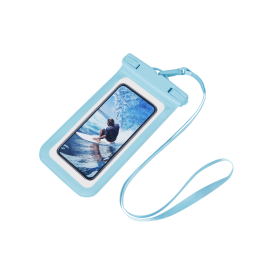 Pochette étanche IPX8 smartphone universel jusqu\'à 6.5 pouces - bleu photo 3