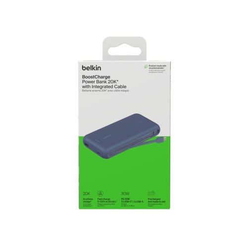 PowerBank Belkin 20.000mAh - 30 Watt - Bleu photo 6
