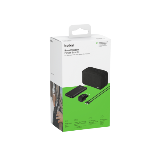 PowerBank Belkin 10 000 mAh et chargeur 25W avec câble USB-C vers USB-C photo 3