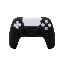 Housse silicone Sony PS5 DualSens - Noir photo 1