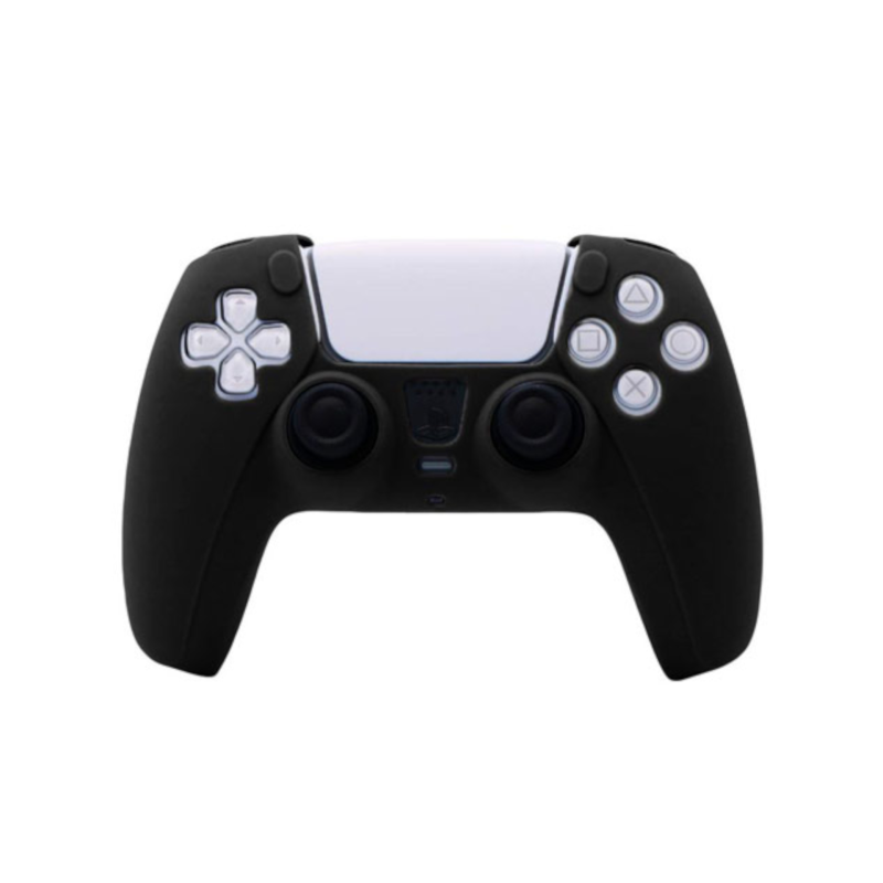 Housse silicone Sony PS5 DualSens - Noir photo 1