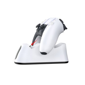 Station de recharge pour 2 manettes avec indicateur de charge PS5 DualSens photo 1