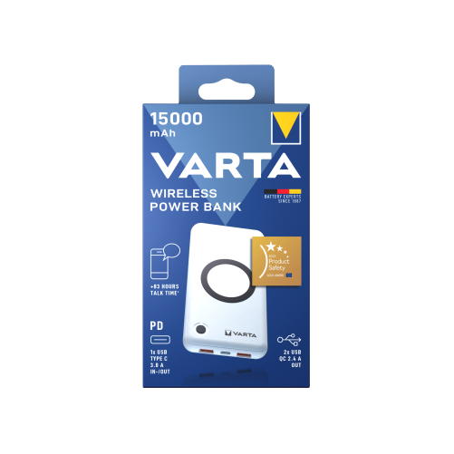 VARTA Power Bank Wireless - Blanc photo 6