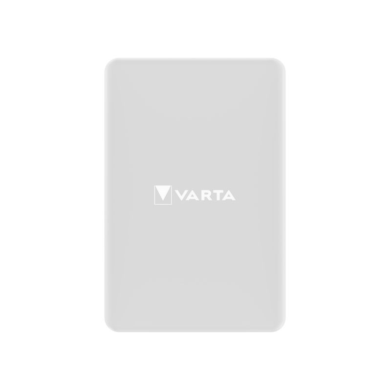 PowerBank Varta Mag Pro magnétique 5.000mAh - compatible MagSafe et Qi - Blanc photo 1