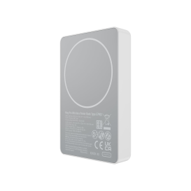 PowerBank Varta Mag Pro magnétique 5.000mAh - compatible MagSafe et Qi - Blanc photo 1