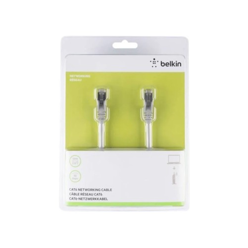 Câble Ethernet CAT6 10 mètres Belkin - Gris photo 4