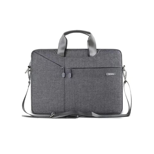 Sacoche Laptop WiWU Walker Elite ordinateur portable 15.6 pouces - Gris photo 2