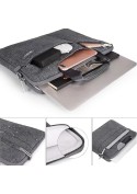 Sacoche Laptop WiWU Walker Elite ordinateur portable 15.6 pouces - Gris photo 4