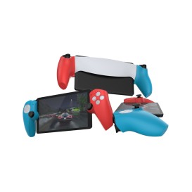 Coque silicone PS5 Portal - Bleu gauche et Rouge droite photo 1