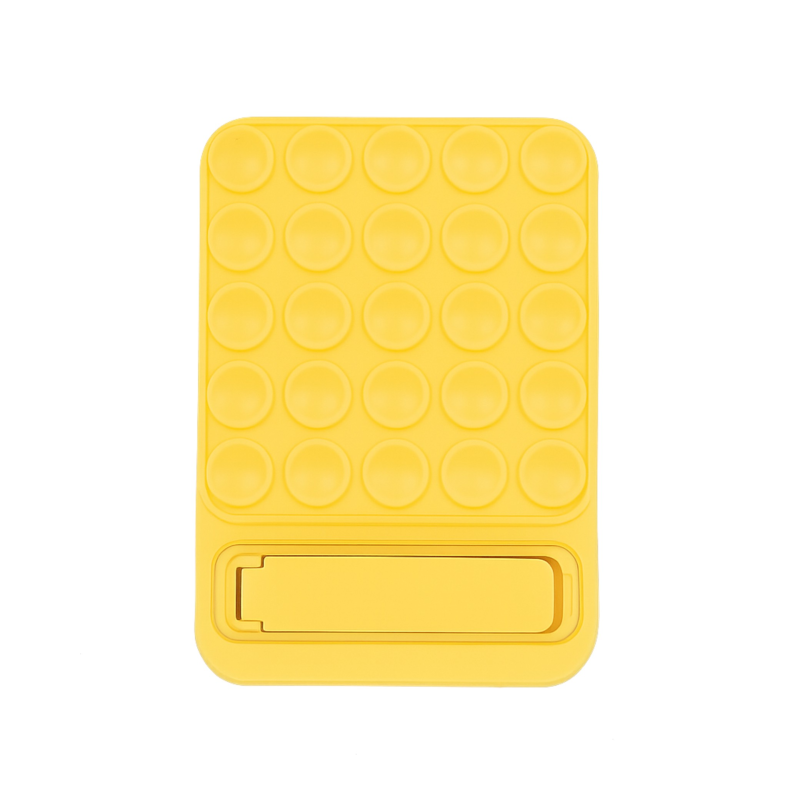 Support ventouse avec support intégré Smartphone universel - Jaune photo 1