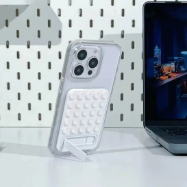 Support téléphone voiture ventouse smartphones universel - Blanc photo 1